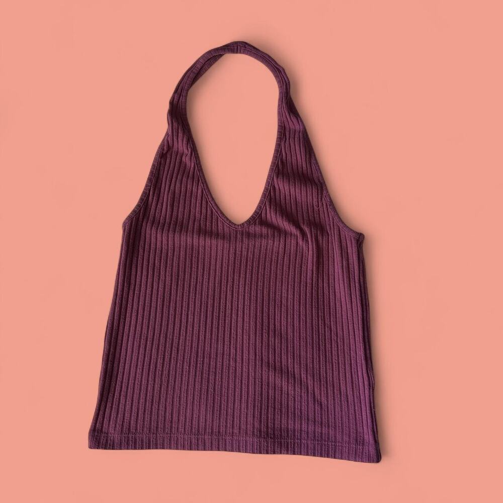 Me to we burgundy ribbed